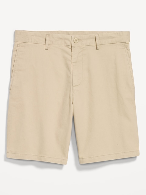Slim Built-In Flex Rotation Chino Shorts -- 8-inch inseam