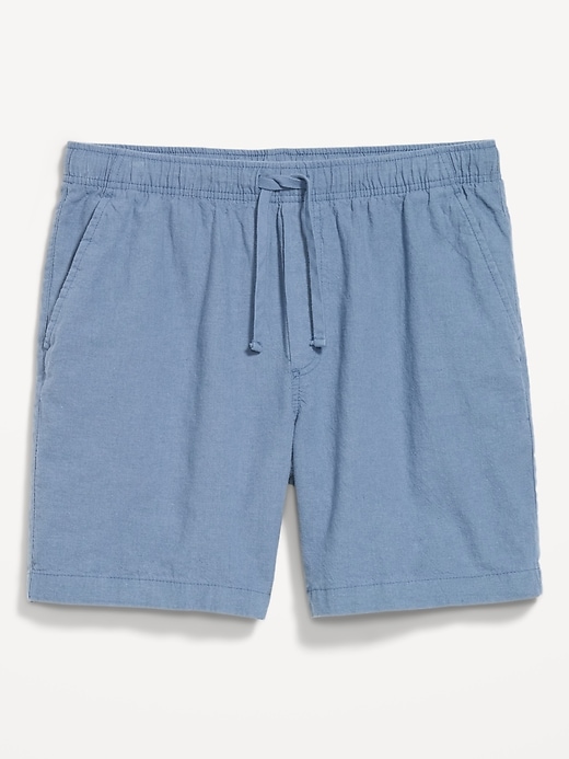 Image number 1 showing, Linen-Blend Jogger Shorts -- 7-inch inseam