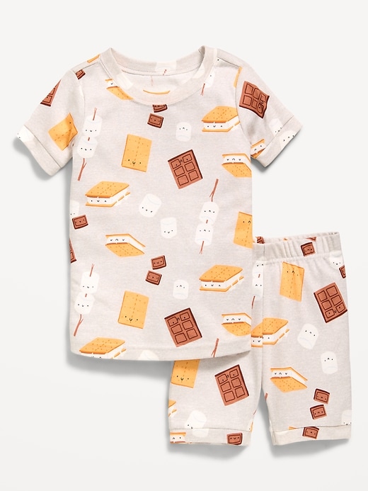Image number 1 showing, Printed Snug-Fit Pajama Set for Toddler & Baby