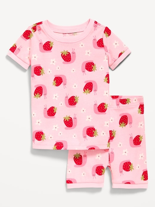Image number 1 showing, Printed Snug-Fit Pajama Set for Toddler & Baby