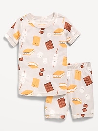 Image number 1 showing, Printed Snug-Fit Pajama Set for Toddler & Baby
