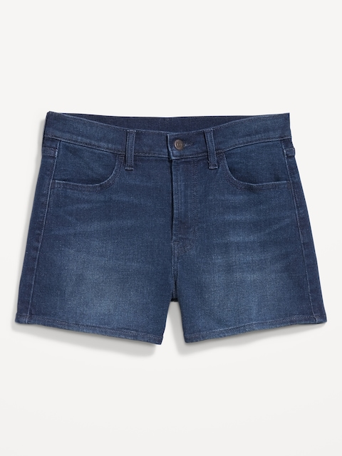 High-Waisted Wow Jean Shorts -- 4-inch inseam