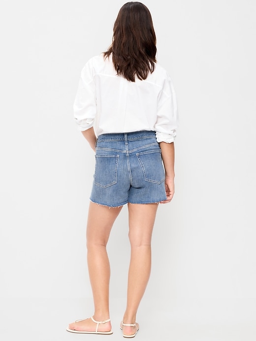 Image number 5 showing, High-Waisted OG Jean Shorts -- 4-inch inseam