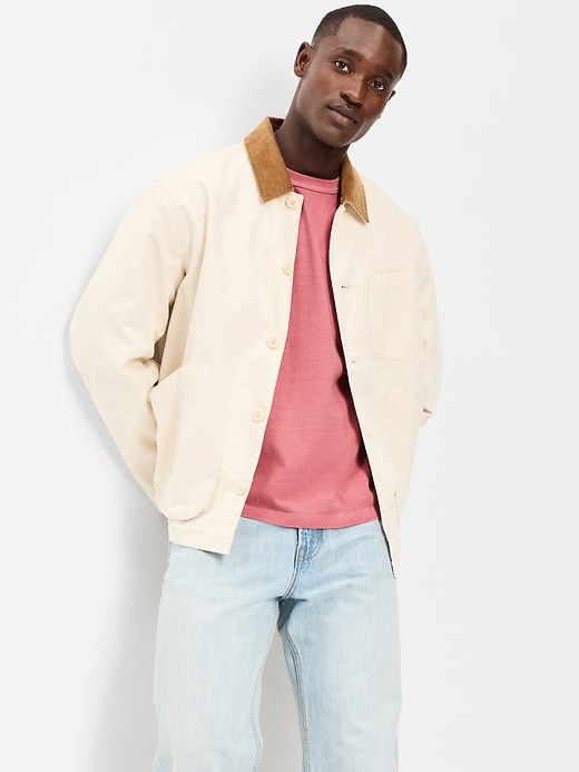 Image number 3 showing, Garment-Dyed Heavyweight Cropped T-Shirt