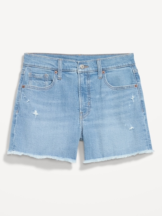Image number 4 showing, High-Waisted OG Jean Shorts -- 4-inch inseam