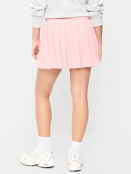 Image number 5 showing, High-Waisted Mesh Skort