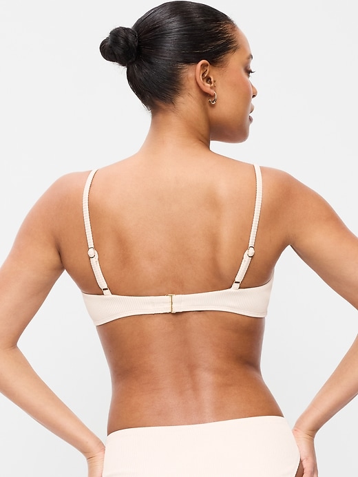 Image number 2 showing, Ribbed Bra Bikini Swim Top