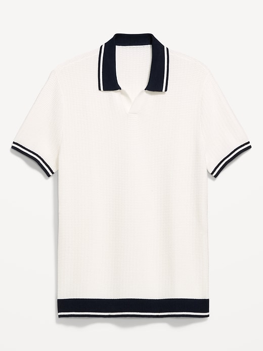 Image number 2 showing, Striped Polo Sweater