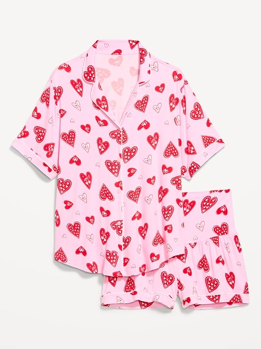 Image number 1 showing, Maternity Classic Pajama Short Set