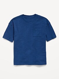 Image number 2 showing, Oversized Short-Sleeve Pocket T-Shirt for Boys