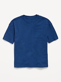 Image number 1 showing, Oversized Short-Sleeve Pocket T-Shirt for Boys