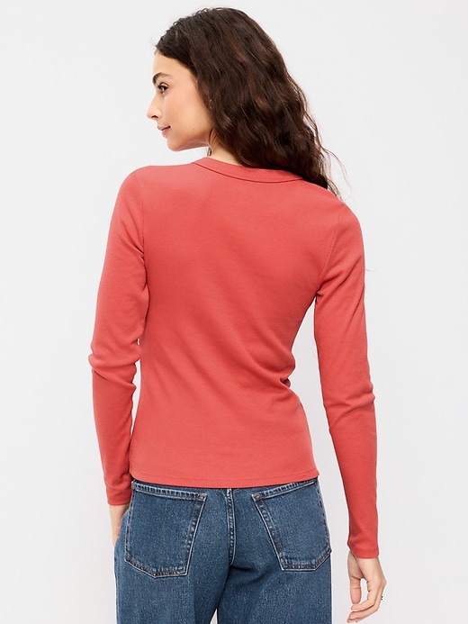 Image number 2 showing, Snug Long-Sleeve Crew-Neck T-Shirt