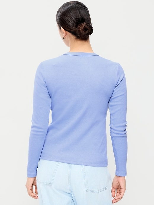 Image number 4 showing, Snug Long-Sleeve Crew-Neck T-Shirt