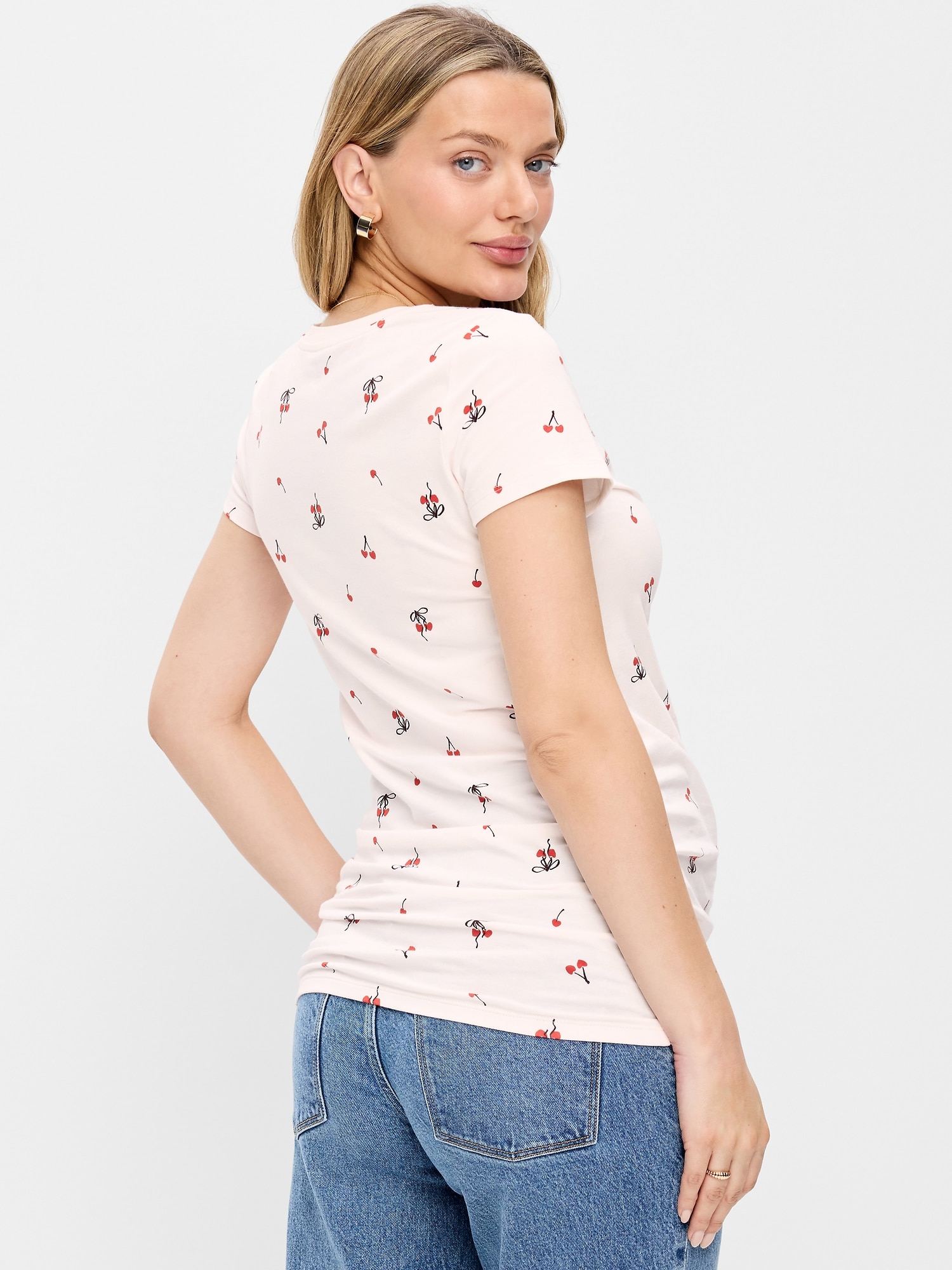 Maternity Crew Neck T-Shirt