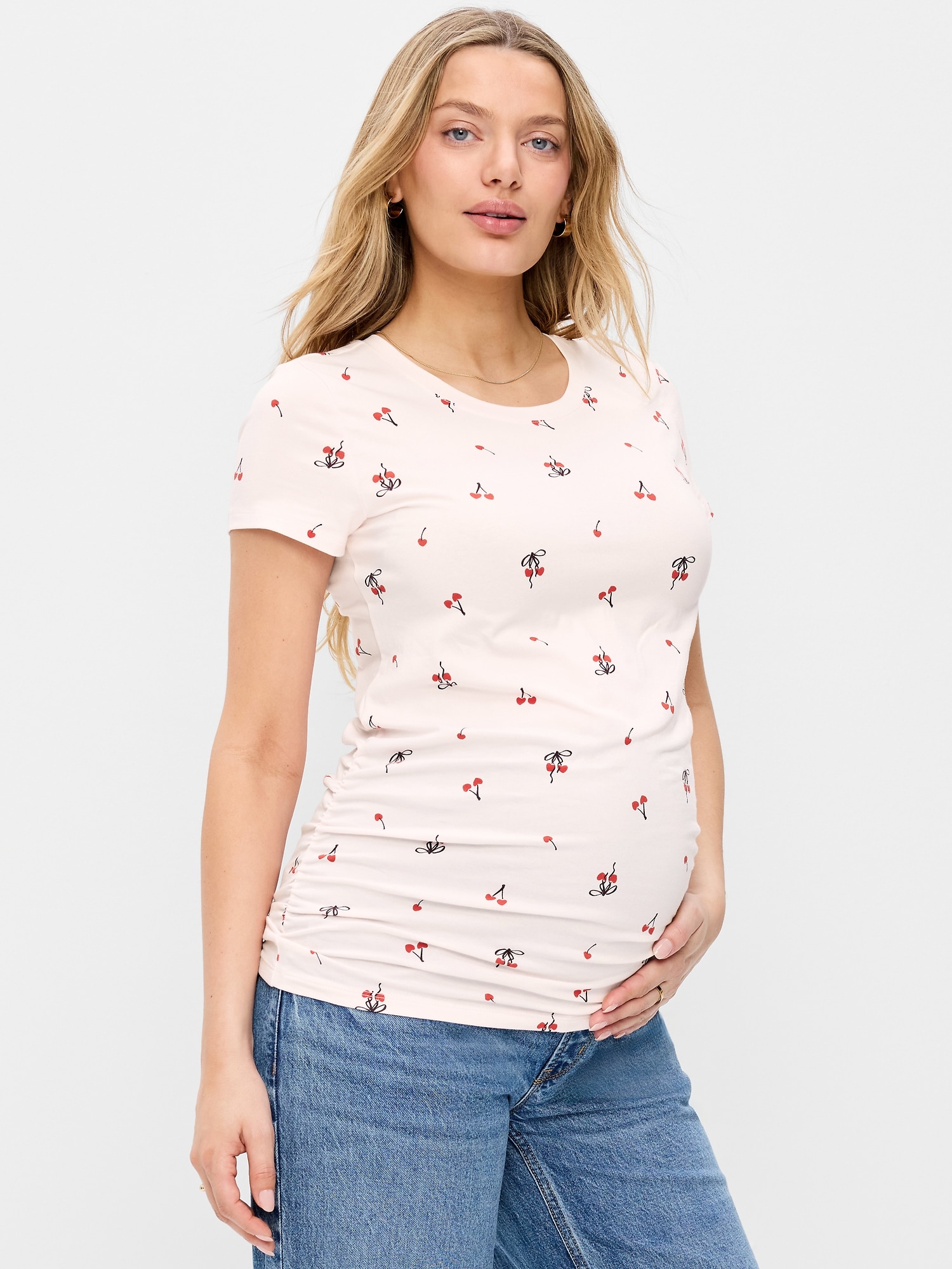 Maternity Crew Neck T-Shirt