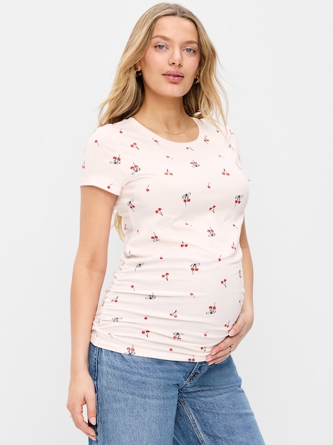 Maternity Crew Neck T-Shirt