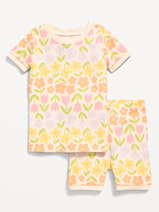 Image number 1 showing, Printed Snug-Fit Pajama Set for Toddler & Baby