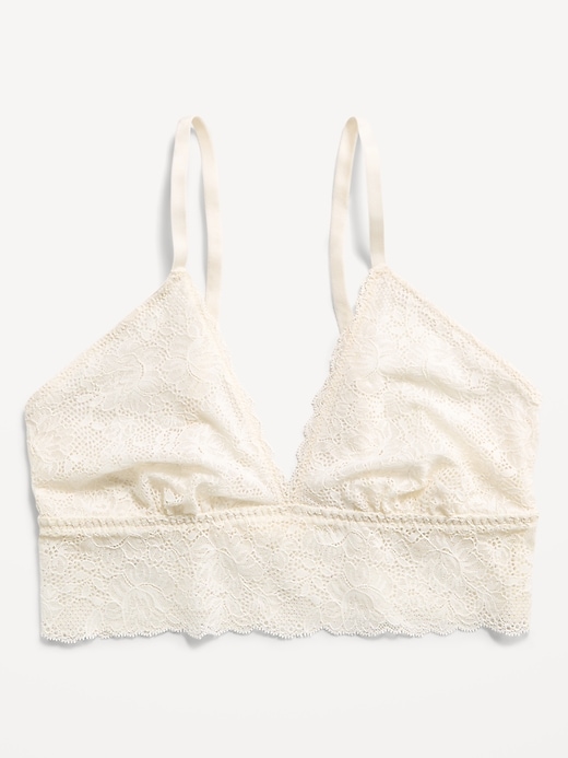 Image number 3 showing, Lace Longline Bralette