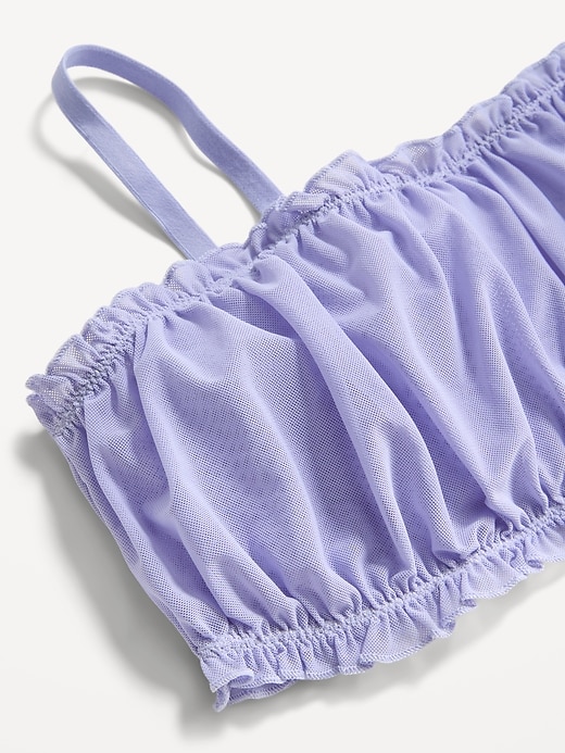 Image number 2 showing, Ruffle-Edge Mesh Bralette