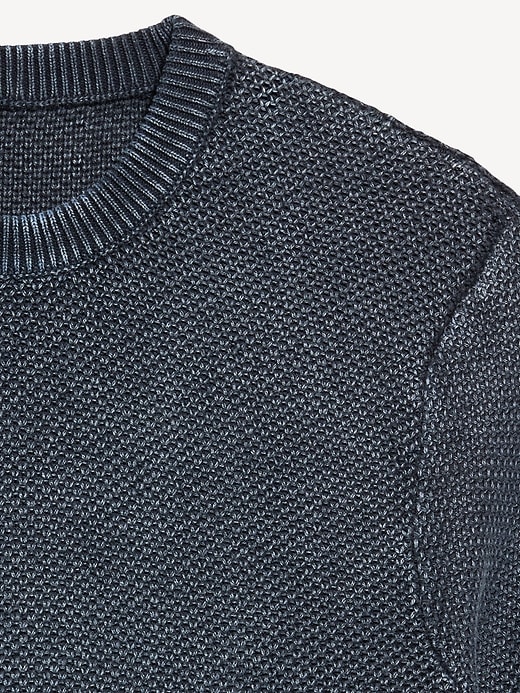Image number 4 showing, Washed Crew-Neck Sweater