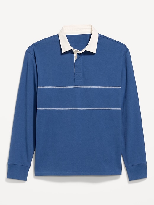 Image number 4 showing, Color-Block Rugby Polo
