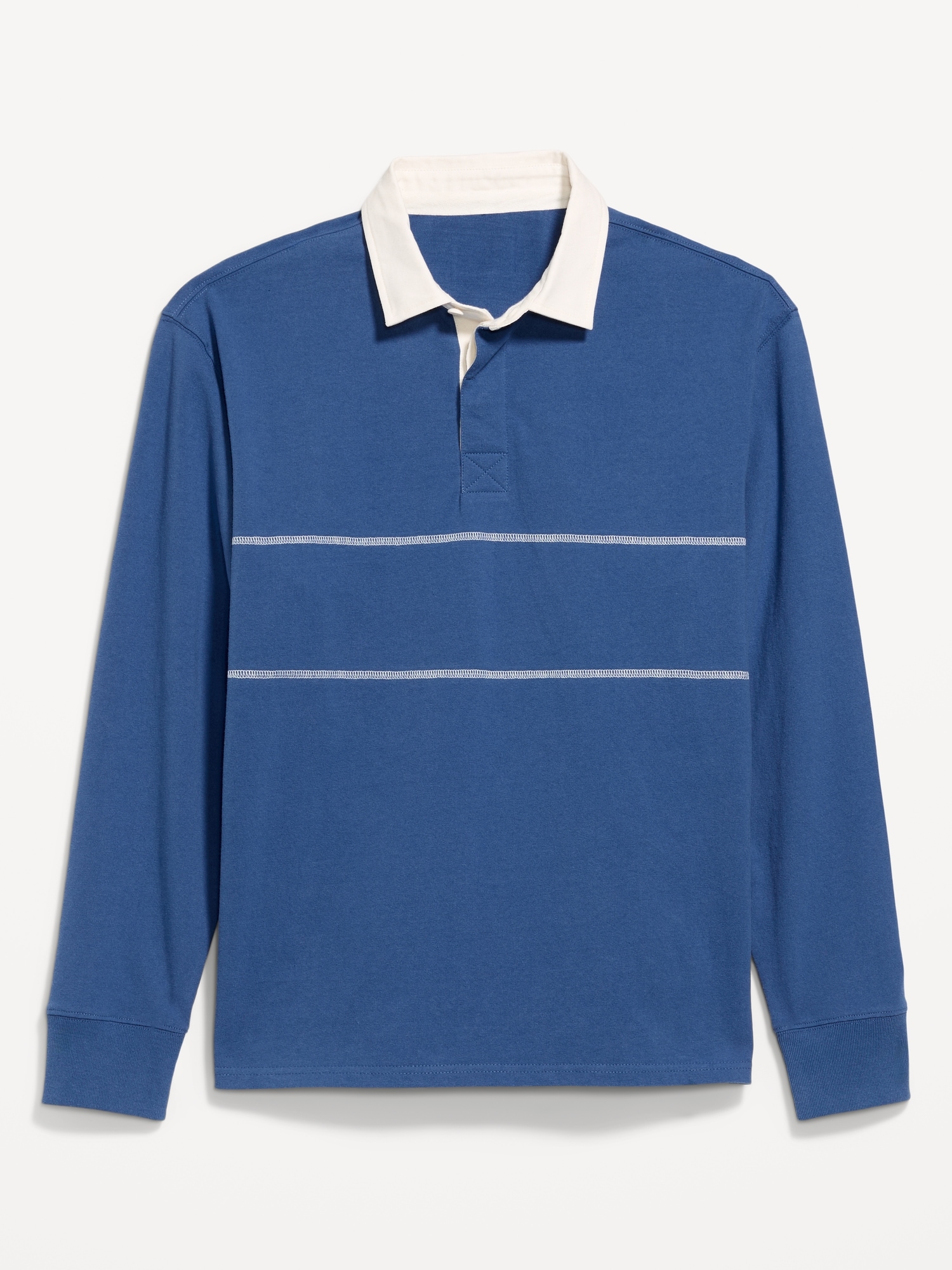 Color-Block Rugby Polo