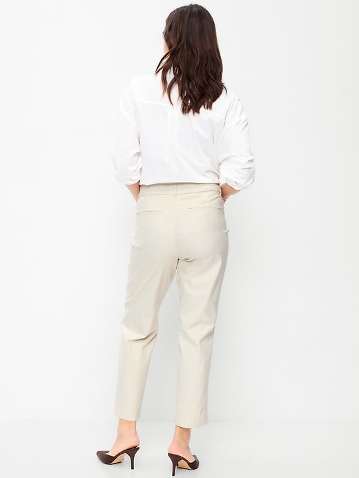Image number 6 showing, High-Waisted Pixie Straight Pants