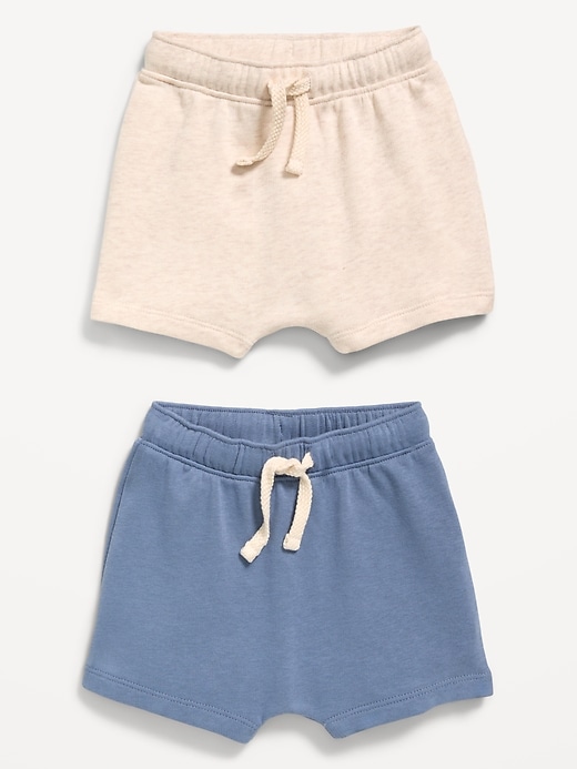 Image number 2 showing, French Terry Unisex Shorts 2-Pack for Baby