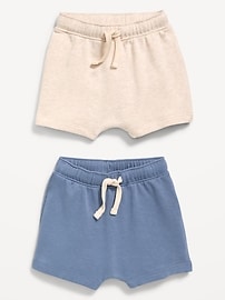 Image number 2 showing, French Terry Unisex Shorts 2-Pack for Baby