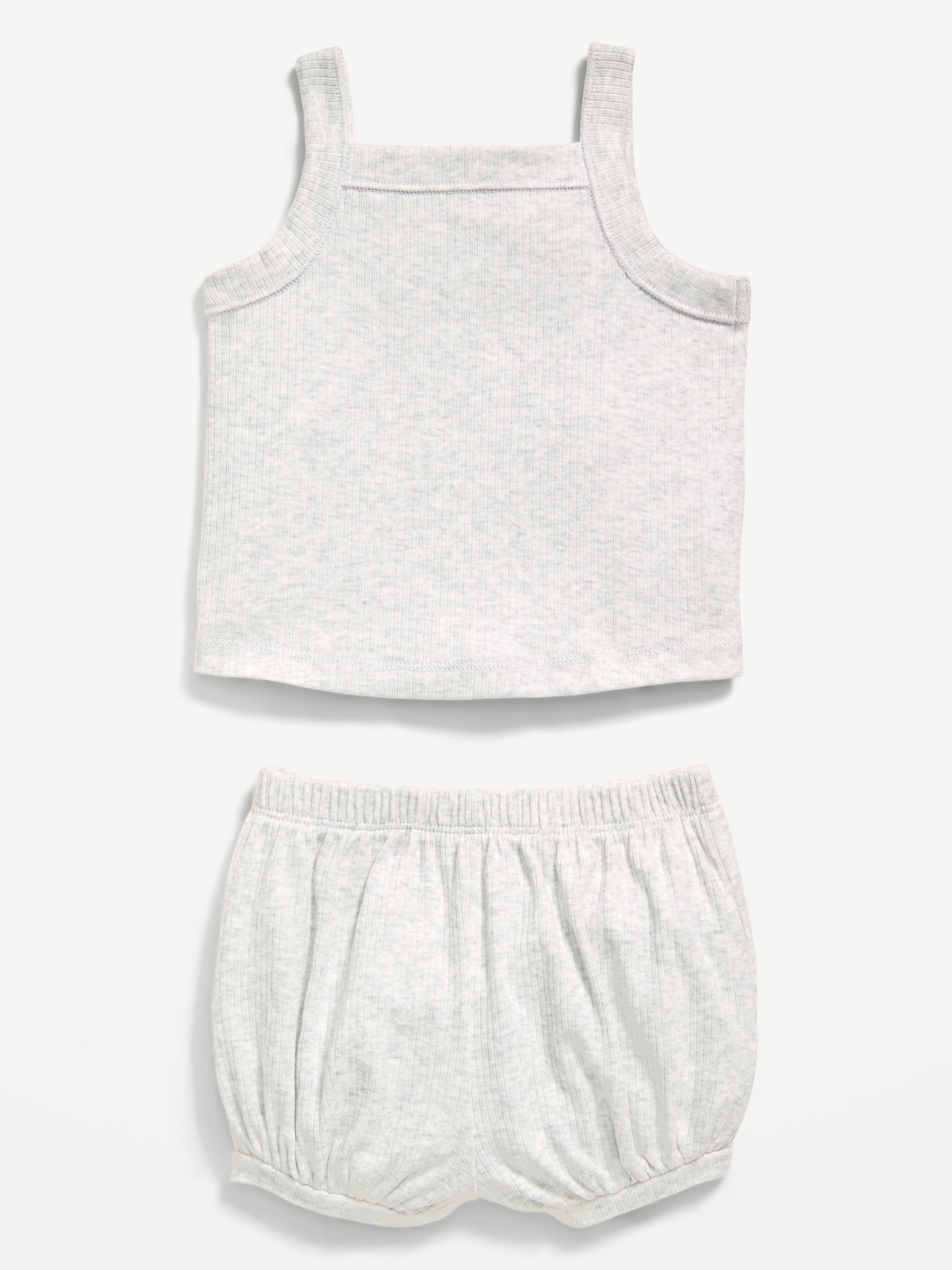 Ribbed Cami Tank and Shorts Set for Baby
