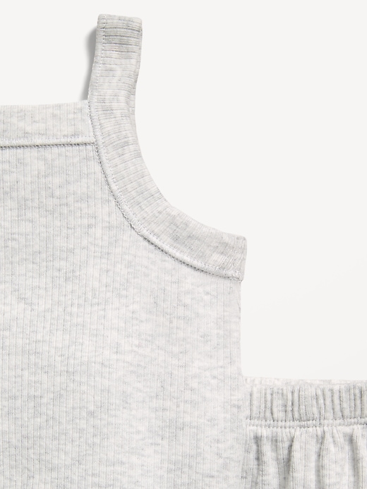 Image number 3 showing, Ribbed Cami Tank and Shorts Set for Baby