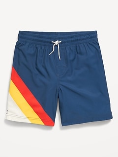 Printed Swim Trunks for Boys