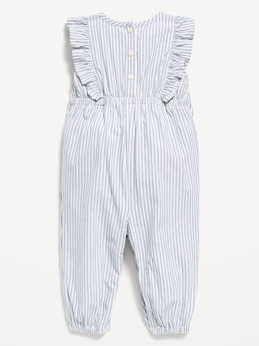 Image number 3 showing, Sleeveless Ruffle-Trim One-Piece for Baby