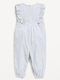 Image number 3 showing, Sleeveless Ruffle-Trim One-Piece for Baby