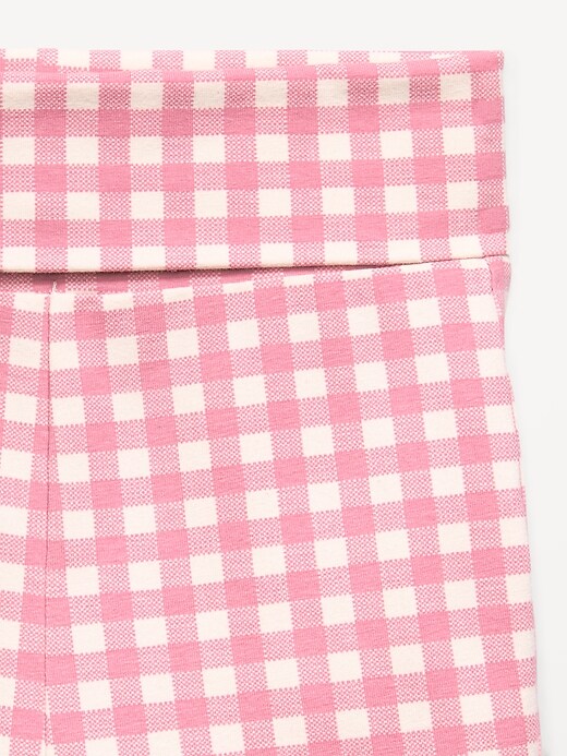 Image number 2 showing, Foldover Jersey Biker Shorts for Girls