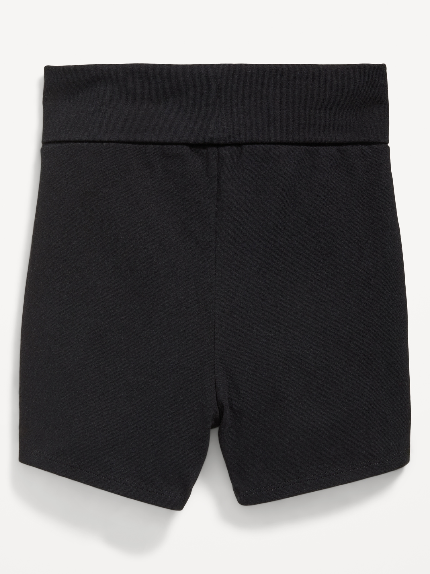 Foldover Jersey Biker Shorts for Girls