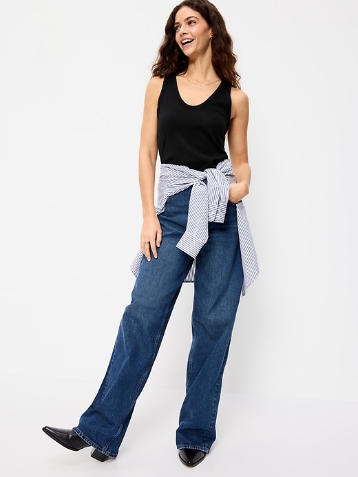Image number 3 showing, Relaxed Scoop-Neck Tank Top