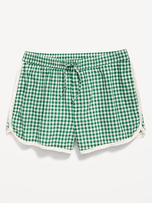 Image number 4 showing, Lace-Trim Shorts for Girls