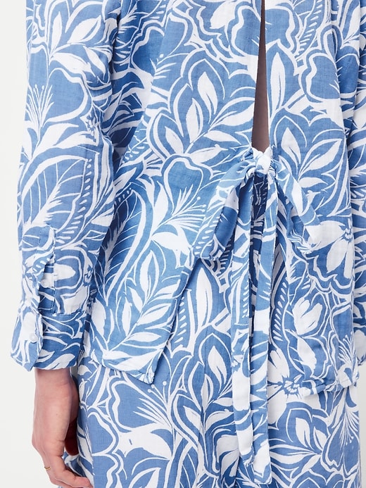 Image number 4 showing, Open-Back Button-Down Shirt