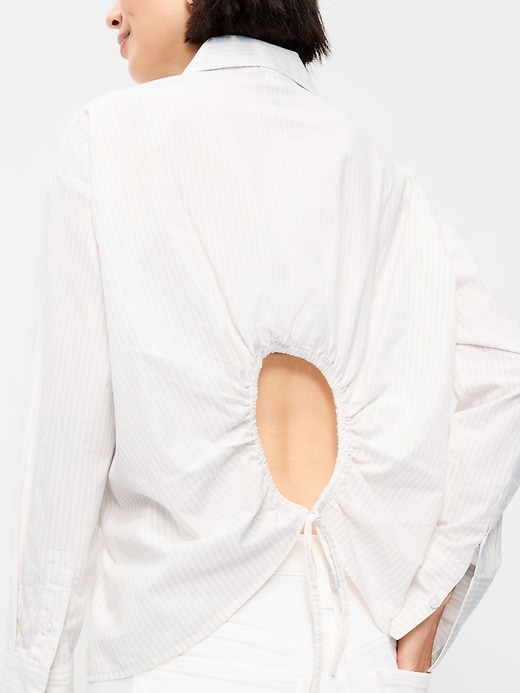 Image number 4 showing, Tie-Back Button-Down Shirt