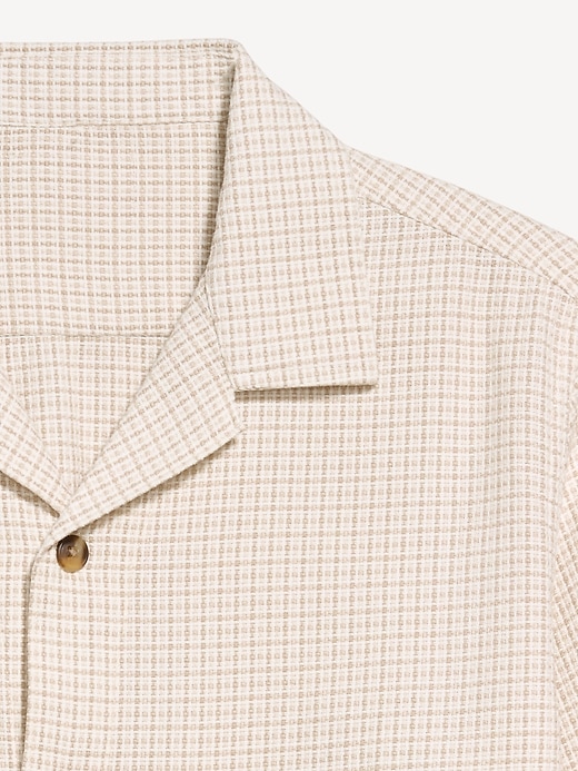 Image number 5 showing, Long-Sleeve Textured Camp Shirt