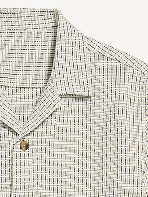 Image number 5 showing, Long-Sleeve Textured Camp Shirt