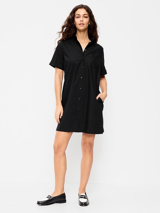 Image number 1 showing, Mini Shirt Dress