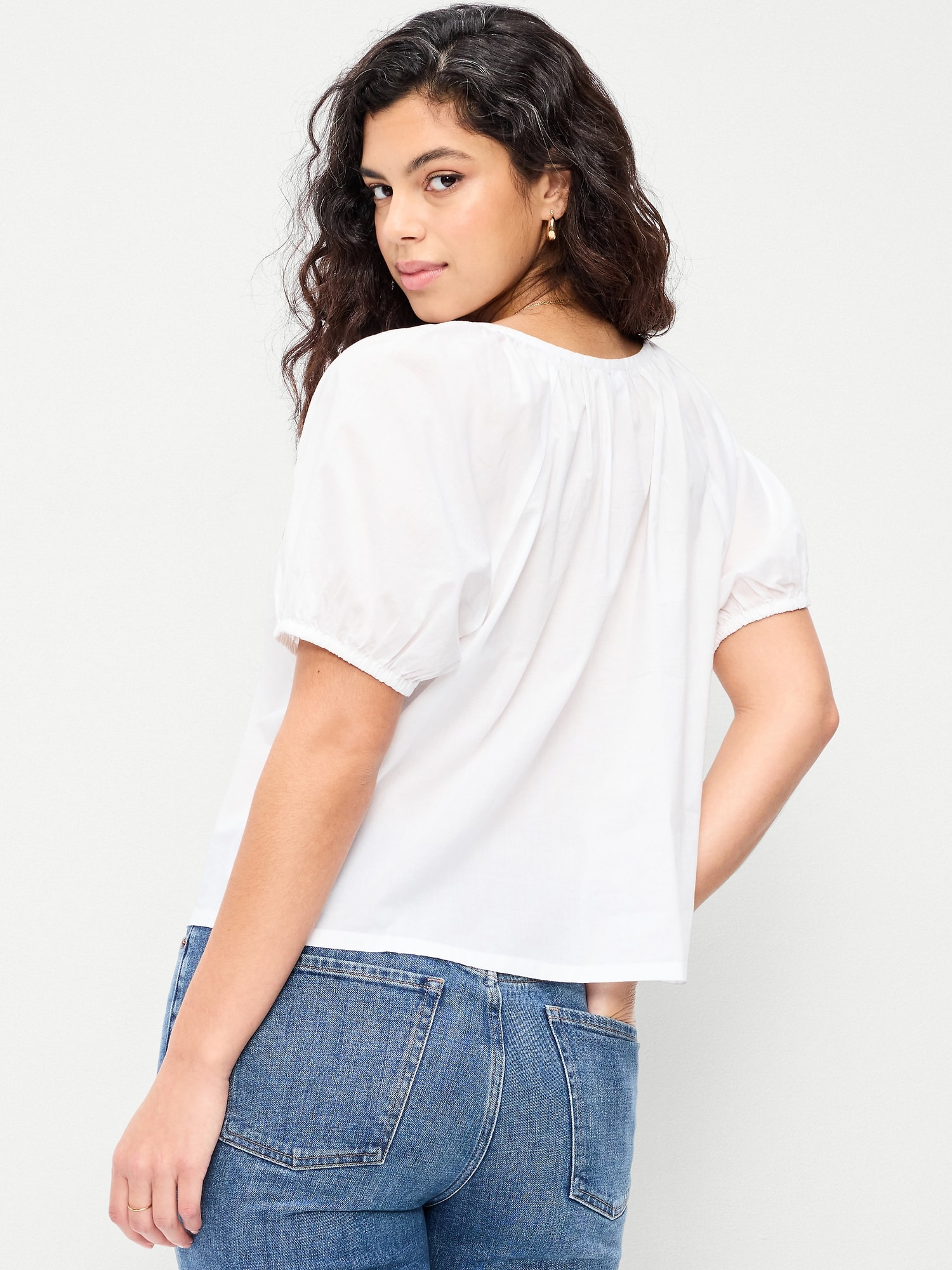 Airy Button-Down Top