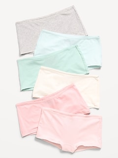 Boyshorts Underwear 6-Pack for Girls