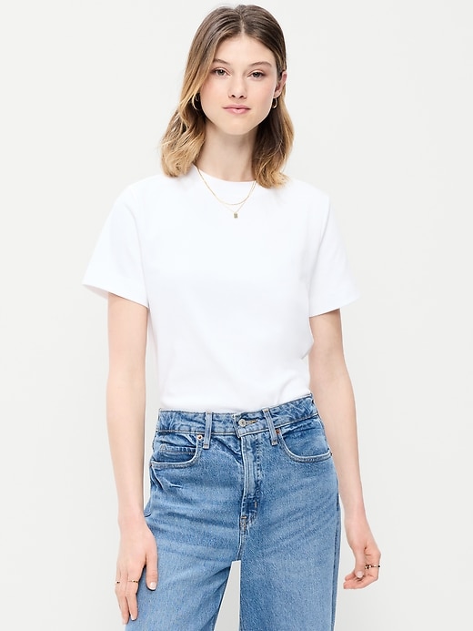 Image number 1 showing, Relaxed Heavyweight Crew-Neck T-Shirt