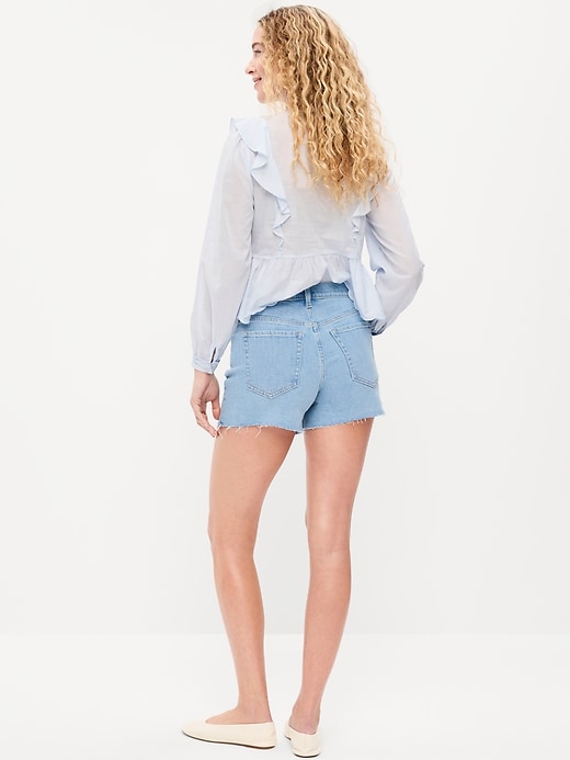 Image number 3 showing, High-Waisted OG Jean Shorts -- 4-inch inseam