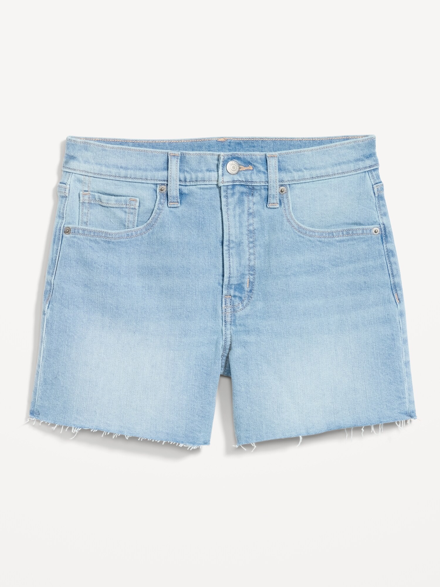 Женские шорты Old Navy High-Waisted OG Jean Shorts -- 4-inch inseam, цвет: Синий, вариант 1 — фото 4