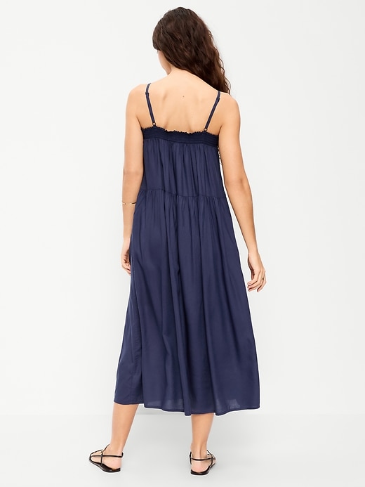 Image number 2 showing, Airy Smocked Maxi Dress
