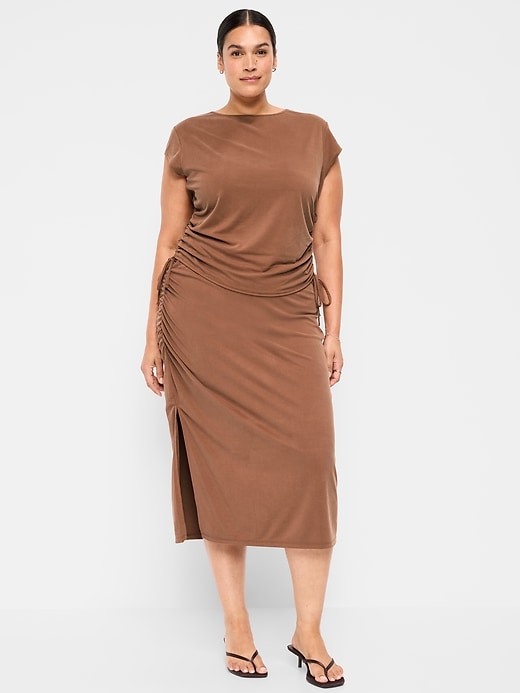 Image number 8 showing, Ruched Midi Skirt